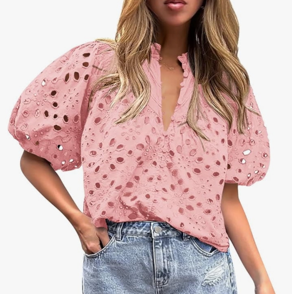 Lace Embroidered Blouse